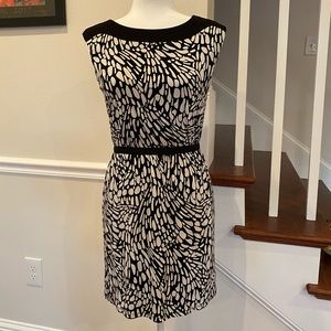 LOFT Black/White Dress